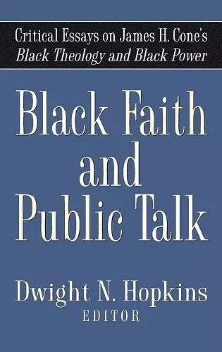 Black Faith and Public Talk cover