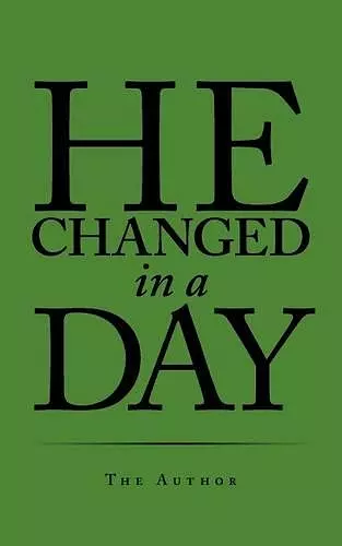 He Changed in a Day cover