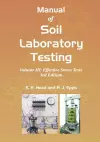 Manual of Soil Laboratory Testing cover