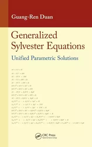 Generalized Sylvester Equations cover