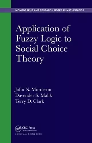 Application of Fuzzy Logic to Social Choice Theory cover