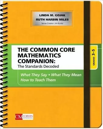 The Common Core Mathematics Companion: The Standards Decoded, Grades 3-5 cover