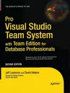 Pro Visual Studio Team System with Team Edition for Database Professionals cover