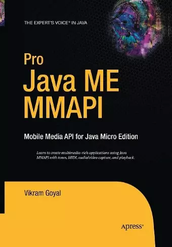 Pro Java ME MMAPI cover