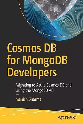 Cosmos DB for MongoDB Developers cover