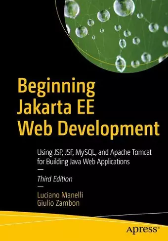 Beginning Jakarta EE Web Development cover