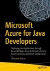 Microsoft Azure for Java Developers cover