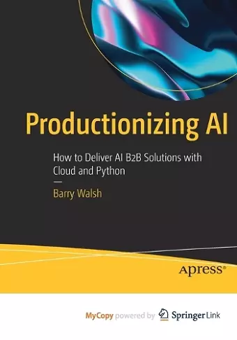 Productionizing AI cover