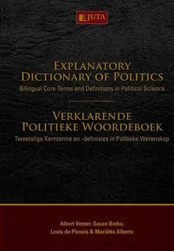 Explanatory dictionary of politics / Verklarende politieke woordeboek cover