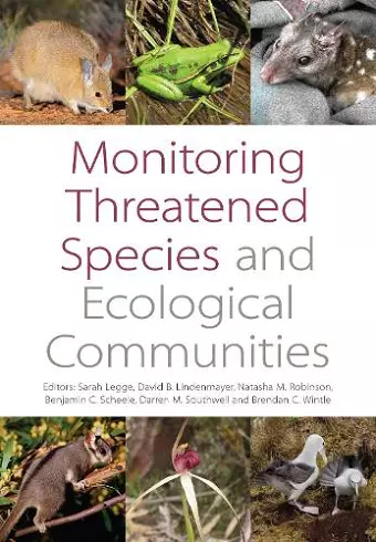 Monitoring Threatened Species and Ecological Communities cover