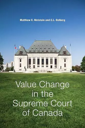 Value Change in the Supreme Court of Canada cover