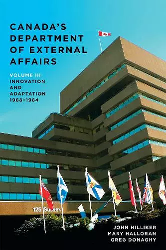 Canada's Department of External Affairs, Volume 3 cover