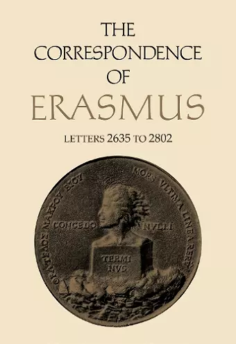 The Correspondence of Erasmus cover