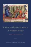 Jurists and Jurisprudence in Medieval Italy cover