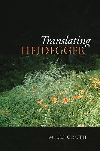 Translating Heidegger cover