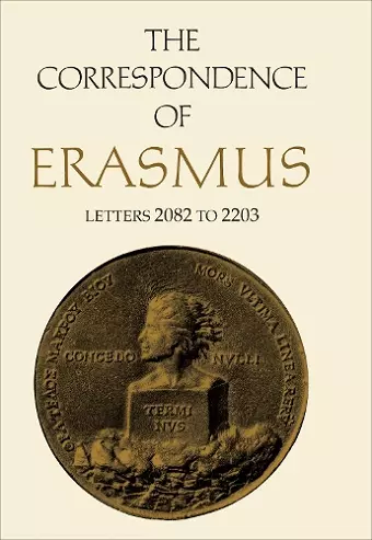 The Correspondence of Erasmus cover