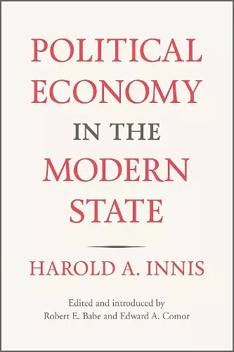 Political Economy in the Modern State cover