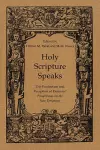 Holy Scripture Speaks cover