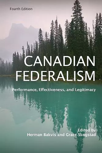 Canadian Federalism cover