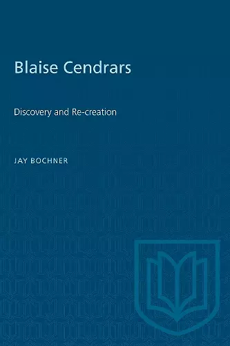 Blaise Cendrars cover