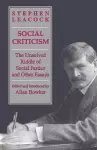 Social Criticism cover