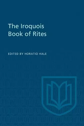 The Iroquois Book of Rites cover