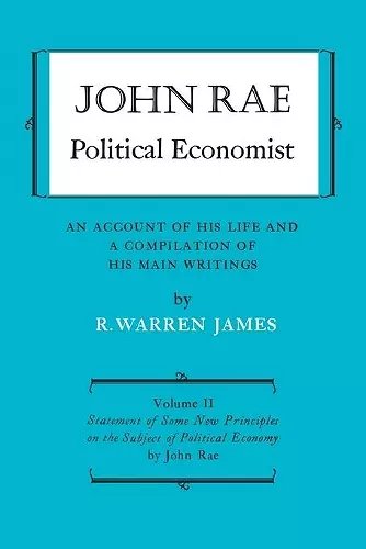 John Rae Political Economist cover