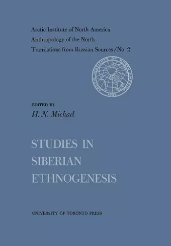 Studies in Siberian Ethnogenesis No. 2 cover