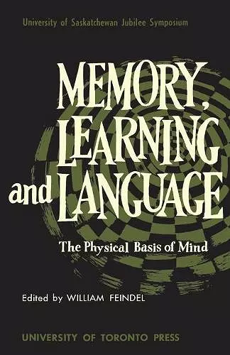 Memory, Learning and Language cover