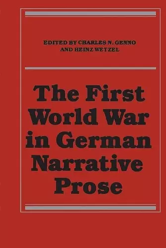 The First World War in German Narrative Prose cover