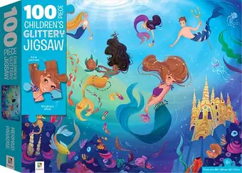 100-Piece Children's Glittery Jigsaw: Mermaid Paradise cover