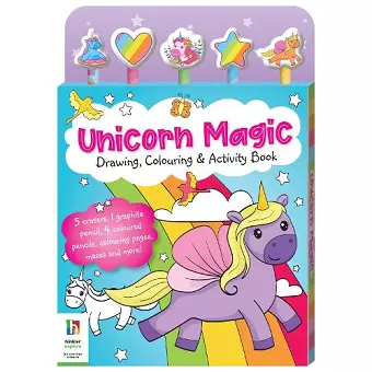 Unicorn Magic Drawing Colouring & Activity Book cover