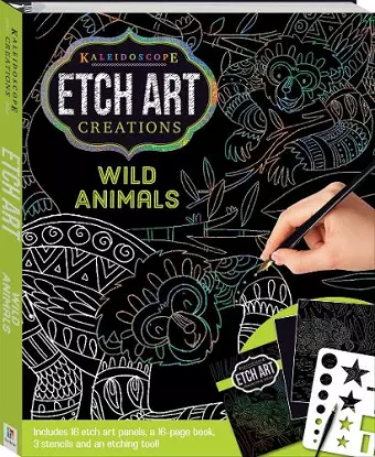 Kaleidoscope Etch Art Creations: Wild Animals cover