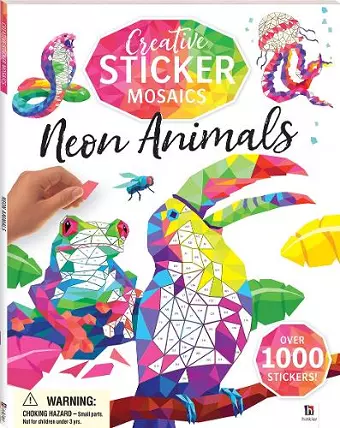 Creative Sticker Mosaics Neon Animals cover