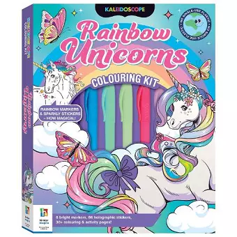 Kaleidoscope Colouring Kit Rainbow Unicorns cover