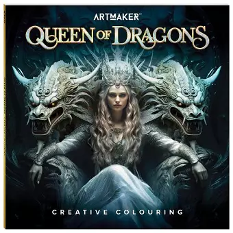 Art Maker Creative Colouring Queen of Dragons cover