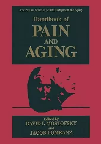 Handbook of Pain and Aging cover