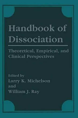 Handbook of Dissociation cover