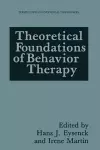 Theoretical Foundations of Behavior Therapy cover