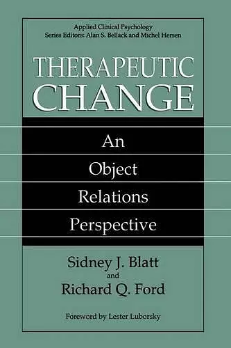 Therapeutic Change cover