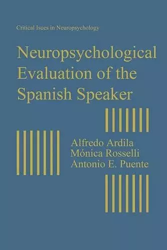 Neuropsychological Evaluation of the Spanish Speaker cover