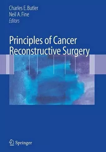 Principles of Cancer Reconstructive Surgery cover