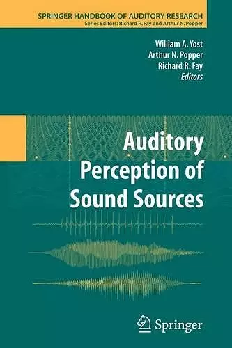 Auditory Perception of Sound Sources cover