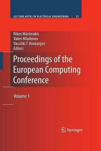 Proceedings of the European Computing Conference cover