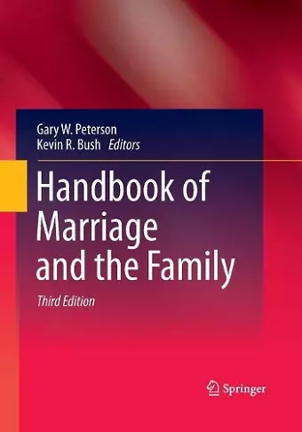 Handbook of Marriage and the Family cover