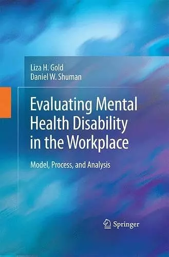 Evaluating Mental Health Disability in the Workplace cover