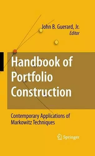 Handbook of Portfolio Construction cover