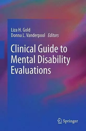 Clinical Guide to Mental Disability Evaluations cover