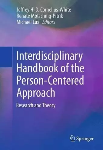 Interdisciplinary Handbook of the Person-Centered Approach cover