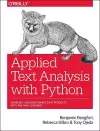 Applied Text Analysis with Python cover